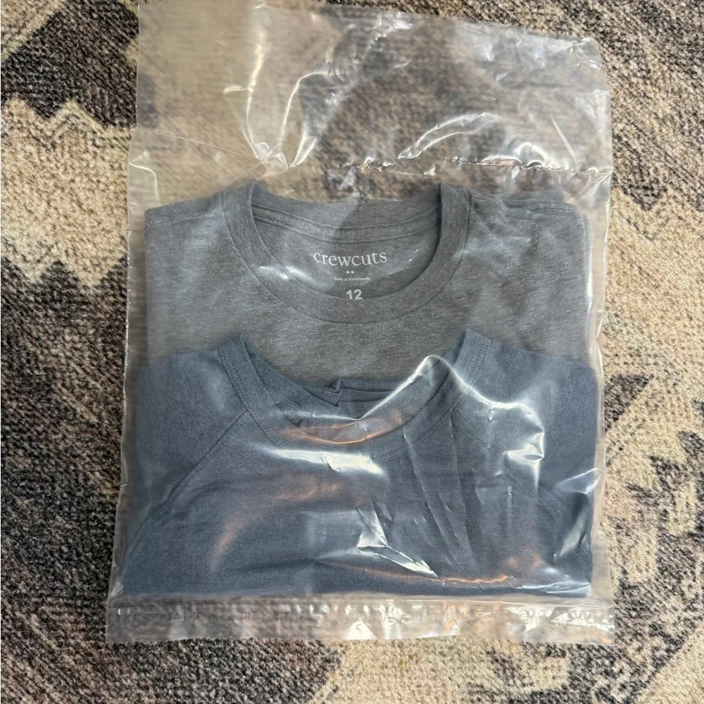 Crewcuts Pocket Tee + Old Navy Active Boys' Short Sleeve T-Shirt Bundle Sz 12